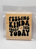 IDGAF 4" Square Coaster