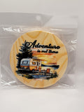 Adventure out There 4" Round Coaster