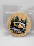Wander More 4" Round Coaster