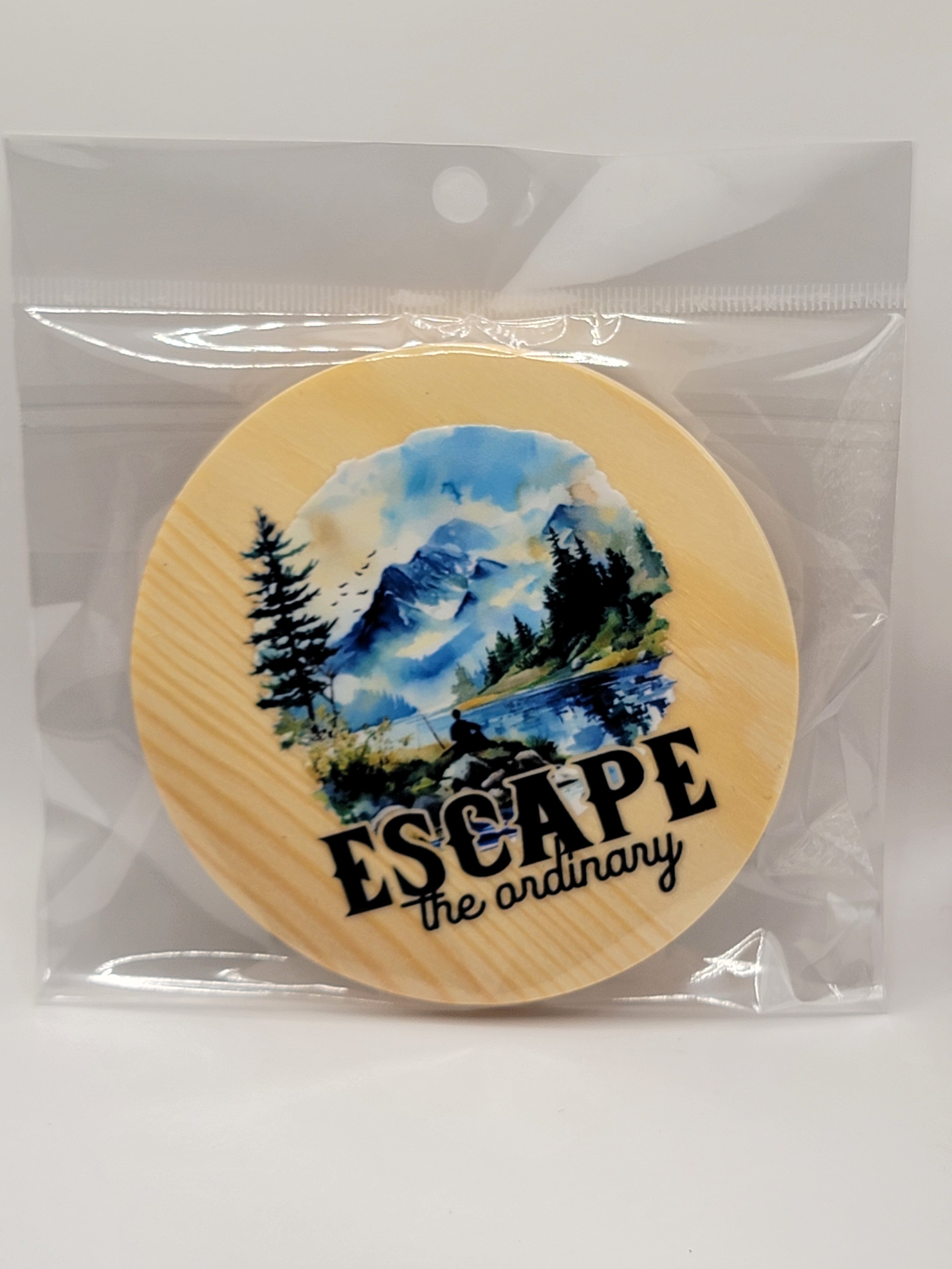 Escape 4" Round Coaster