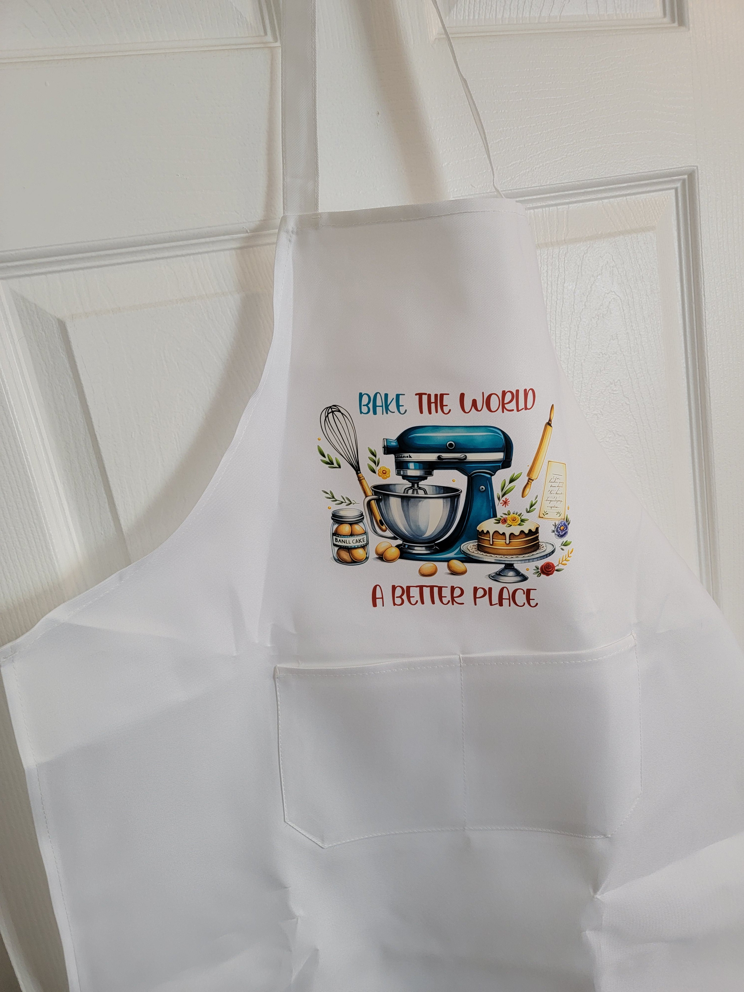 Bake the World Apron